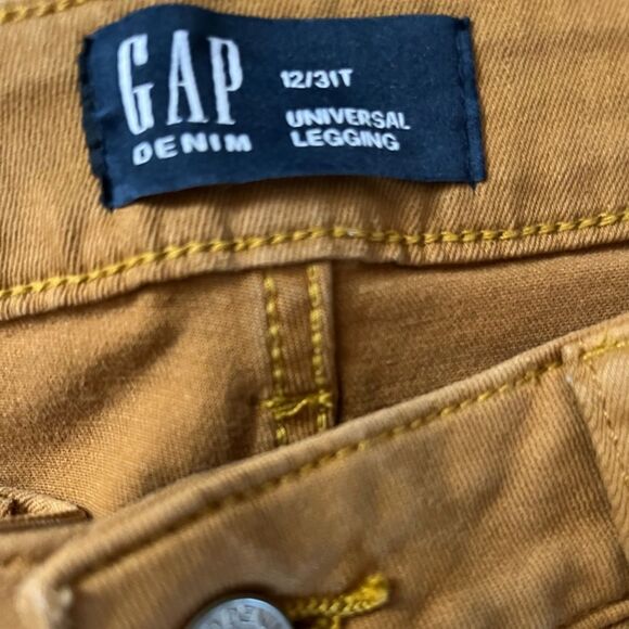 Gap Mustard Universal Leggings size 12/31T - Picture 3 of 6